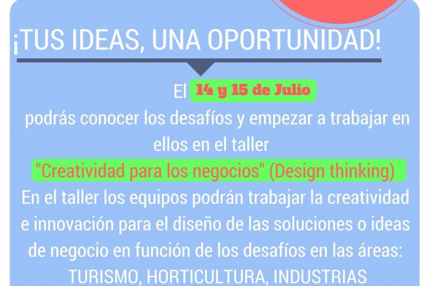 Taller Creatividad para los negocios, en el marco de IdeaOpen