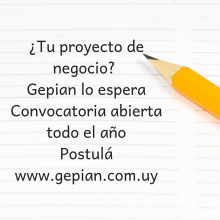 POSTULÁ EN GEPIAN www.gepian.com.uy